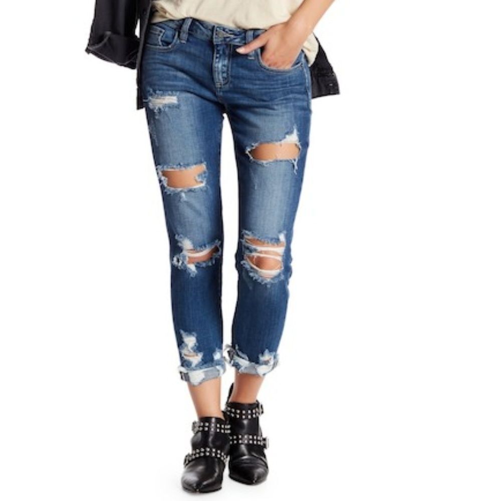 Hidden Jeans Distressed Skinny Ankle Jeans - Picture 6 of 6